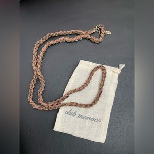 Club Monaco leather wrap bracelet